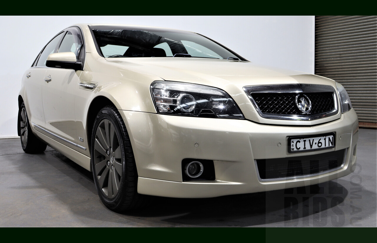 6/2008 Holden Caprice WM MY08 4d Sedan Gold 6.0L V8