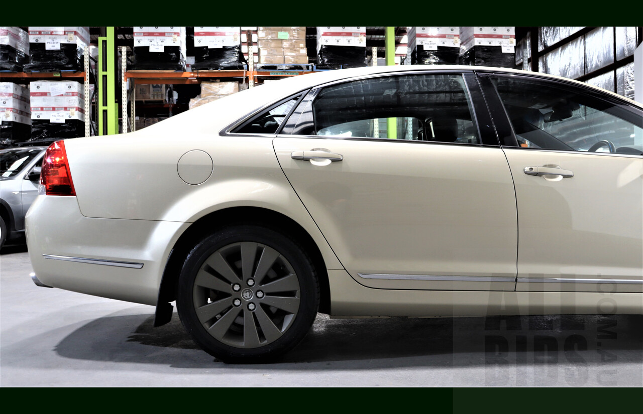 6/2008 Holden Caprice WM MY08 4d Sedan Gold 6.0L V8