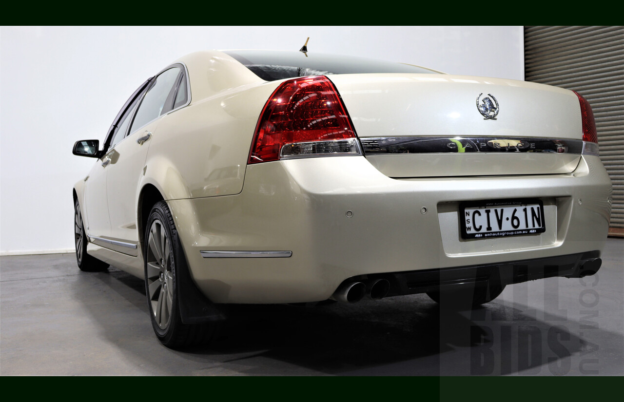 6/2008 Holden Caprice WM MY08 4d Sedan Gold 6.0L V8
