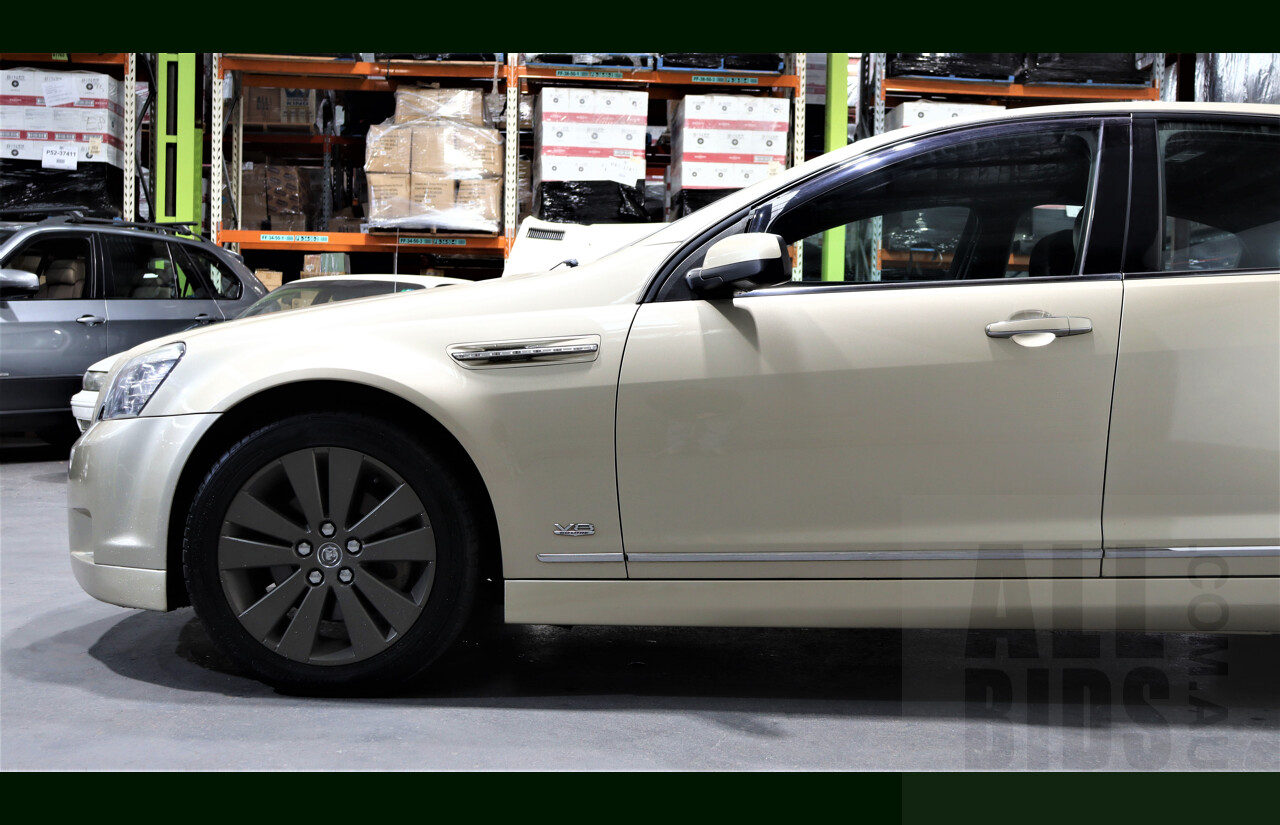 6/2008 Holden Caprice WM MY08 4d Sedan Gold 6.0L V8