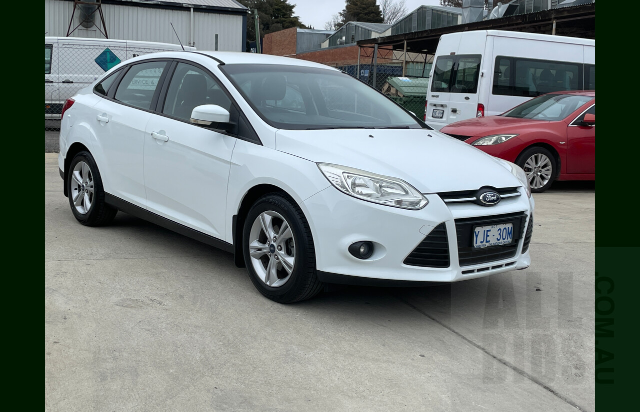 8/2012 Ford Focus Trend LW MK2 4d Sedan White 2.0L