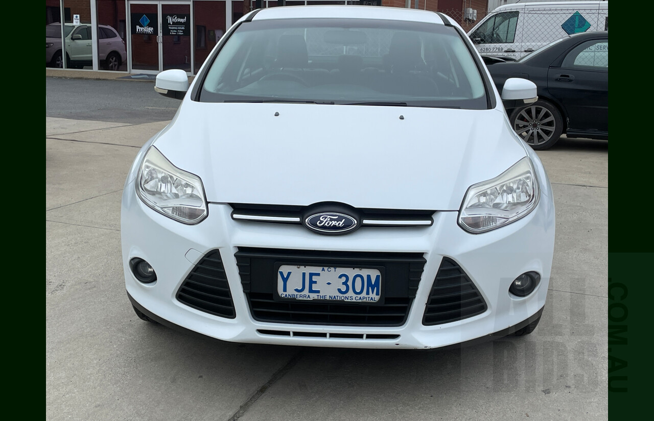 8/2012 Ford Focus Trend LW MK2 4d Sedan White 2.0L