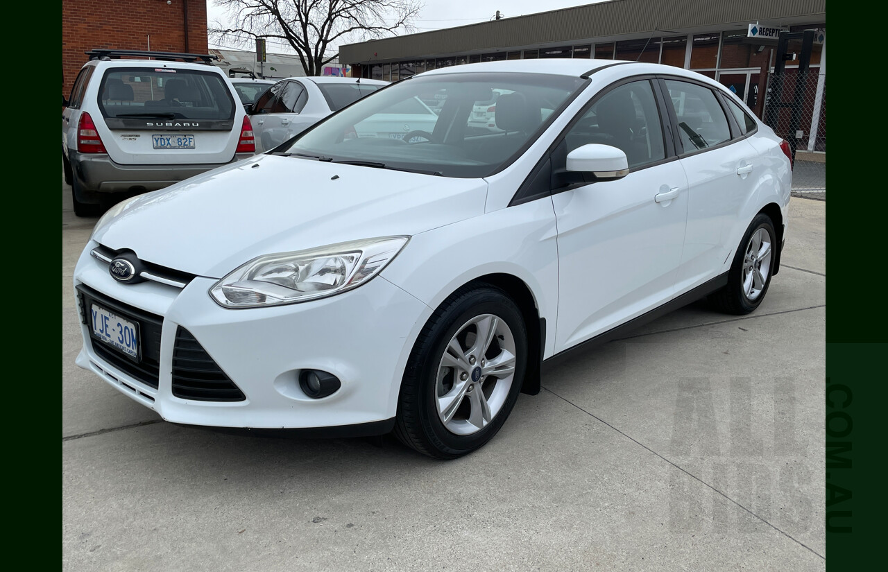 8/2012 Ford Focus Trend LW MK2 4d Sedan White 2.0L