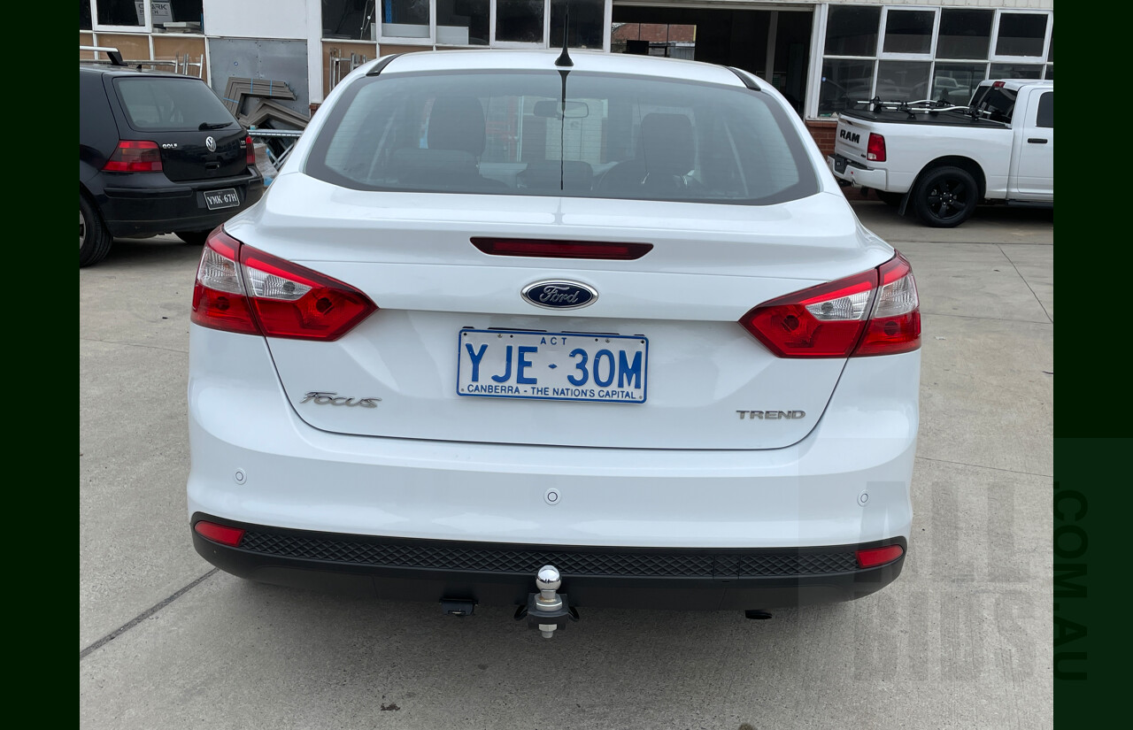 8/2012 Ford Focus Trend LW MK2 4d Sedan White 2.0L