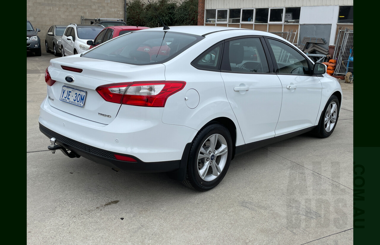 8/2012 Ford Focus Trend LW MK2 4d Sedan White 2.0L