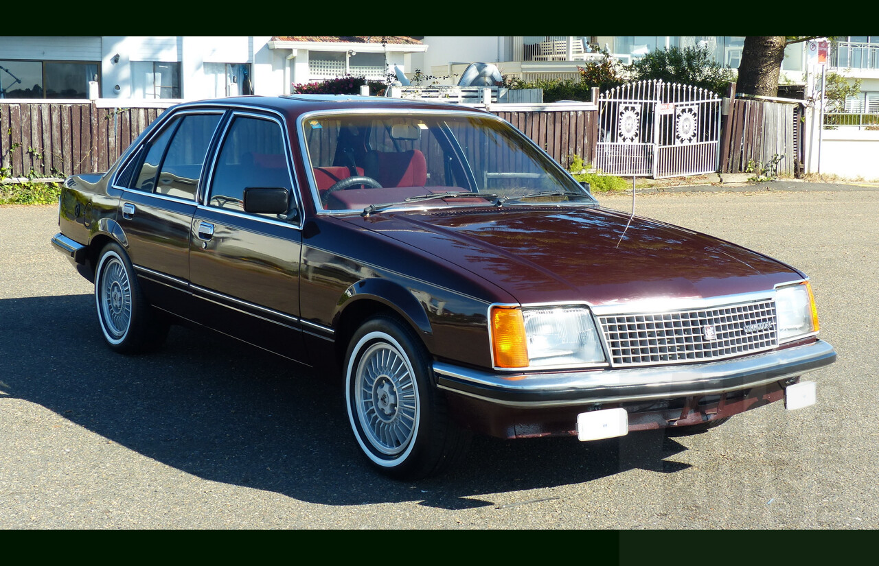 5/1981 Holden Commodore SL/E VC 4d Sedan Dark Carmine Metallic 4.2L V8