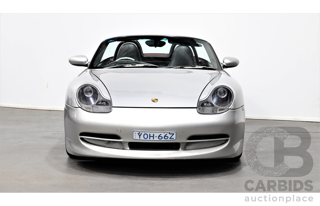 6/2001 Porsche Boxster 986 2d Roadster Arctic Silver 2.7L