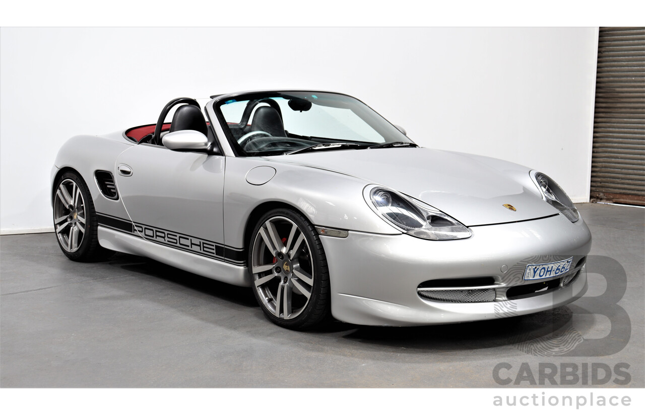 6/2001 Porsche Boxster 986 2d Roadster Arctic Silver 2.7L