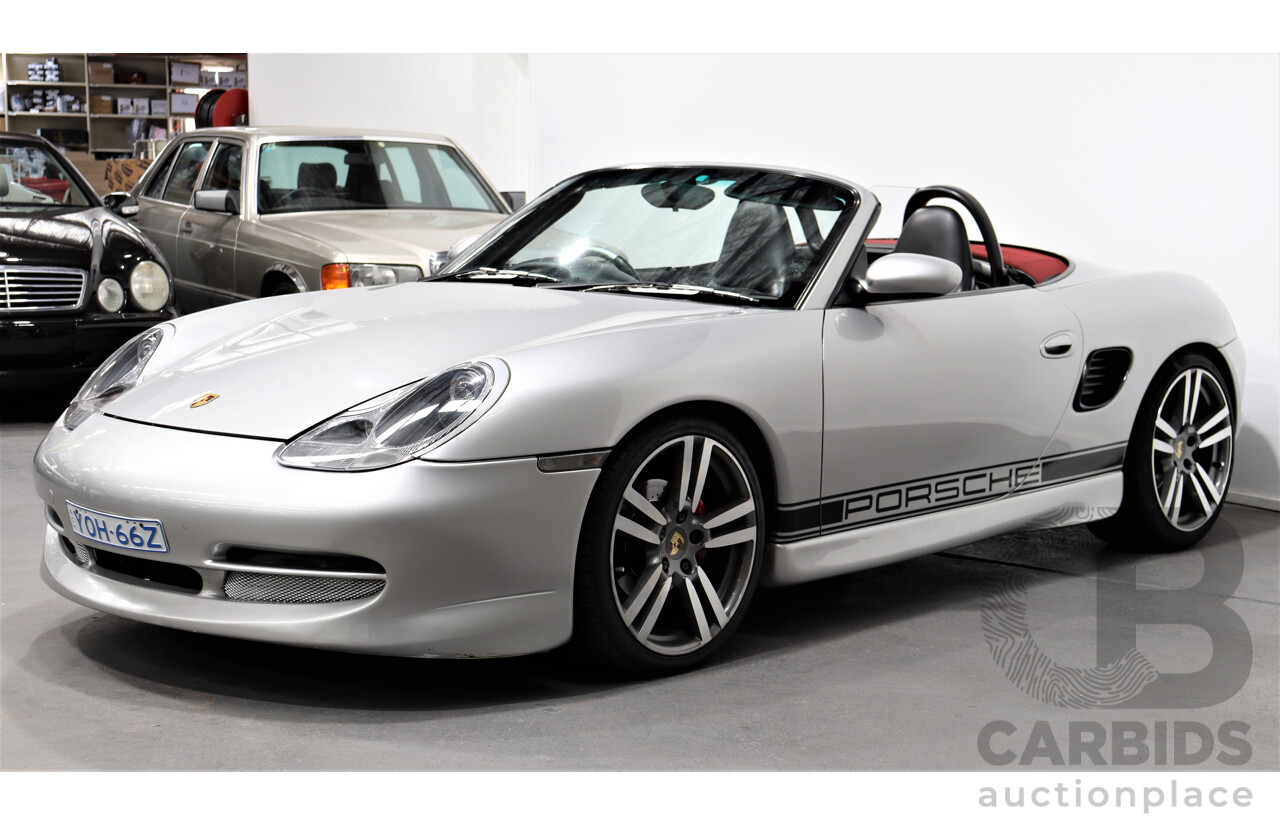 6/2001 Porsche Boxster 986 2d Roadster Arctic Silver 2.7L