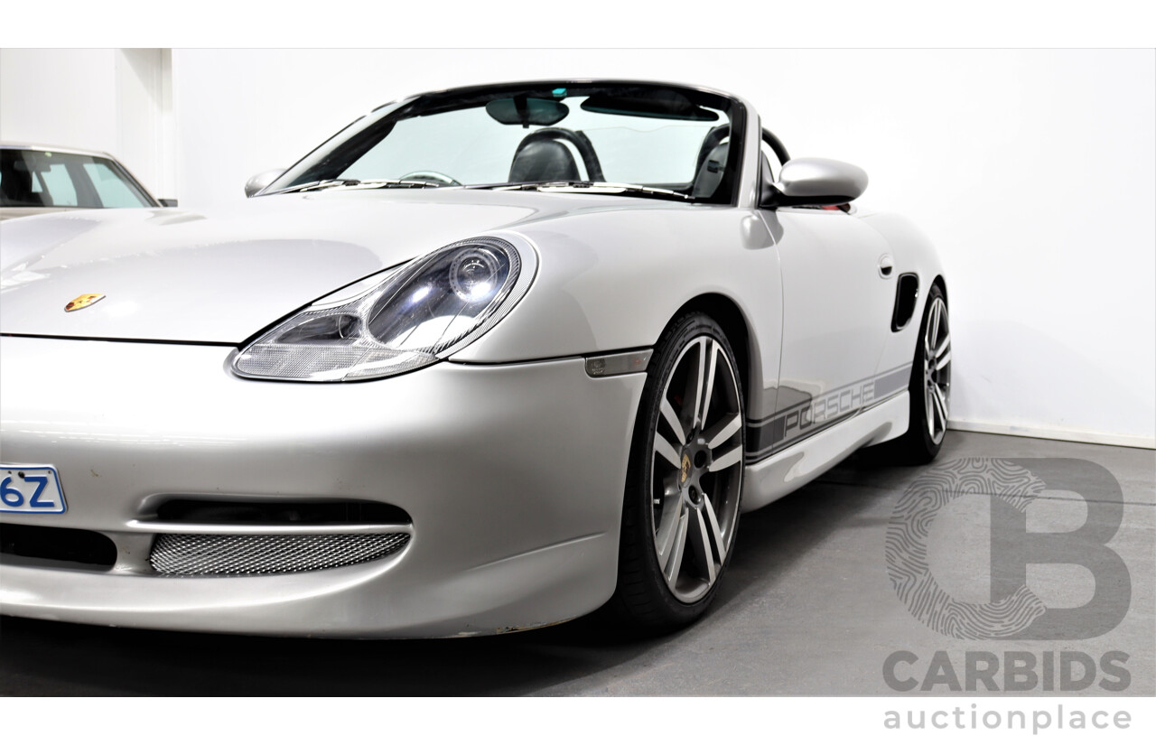 6/2001 Porsche Boxster 986 2d Roadster Arctic Silver 2.7L