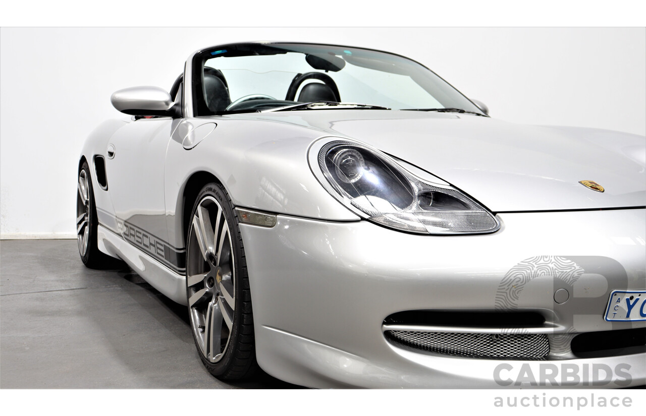 6/2001 Porsche Boxster 986 2d Roadster Arctic Silver 2.7L