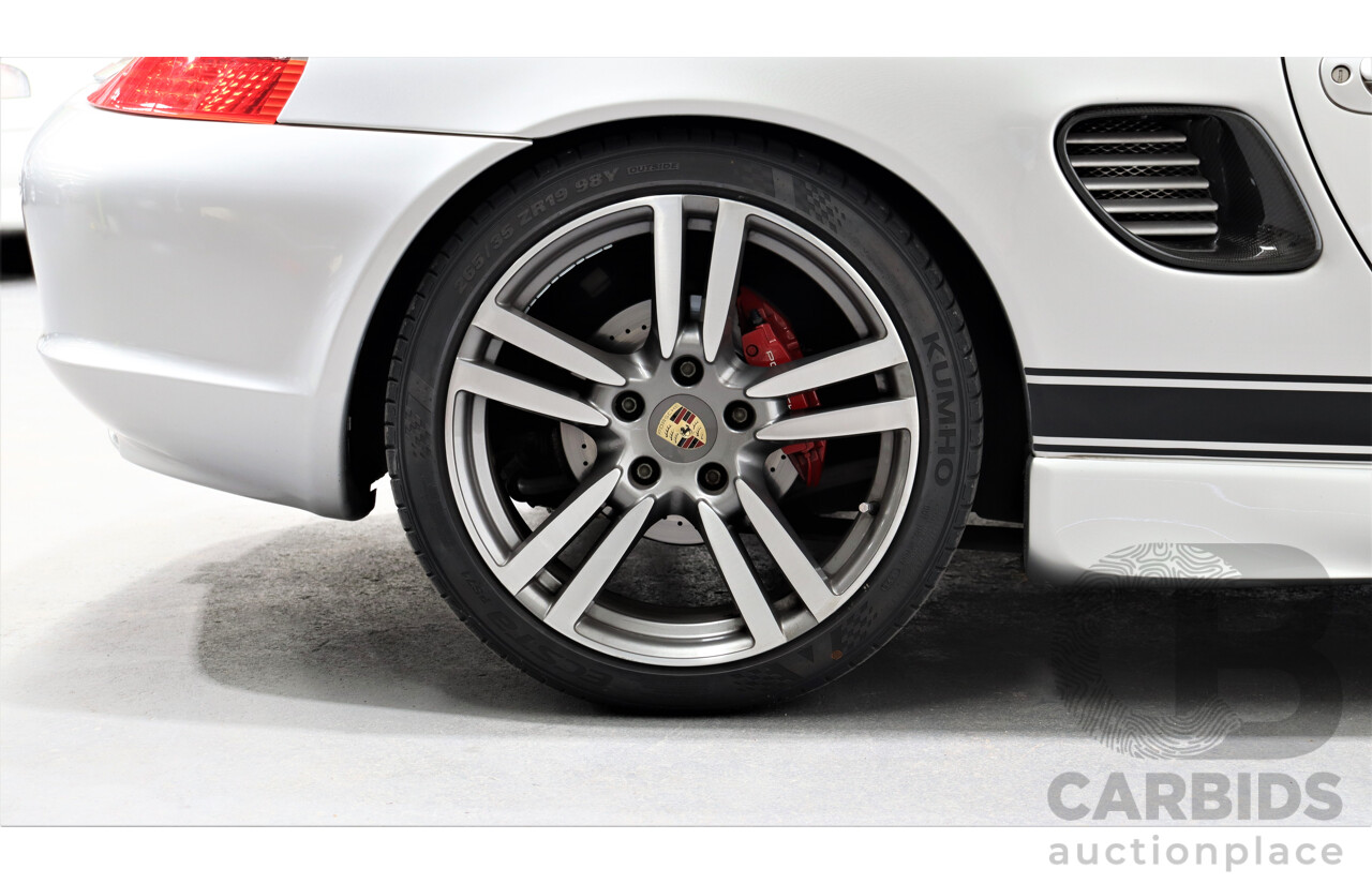 6/2001 Porsche Boxster 986 2d Roadster Arctic Silver 2.7L