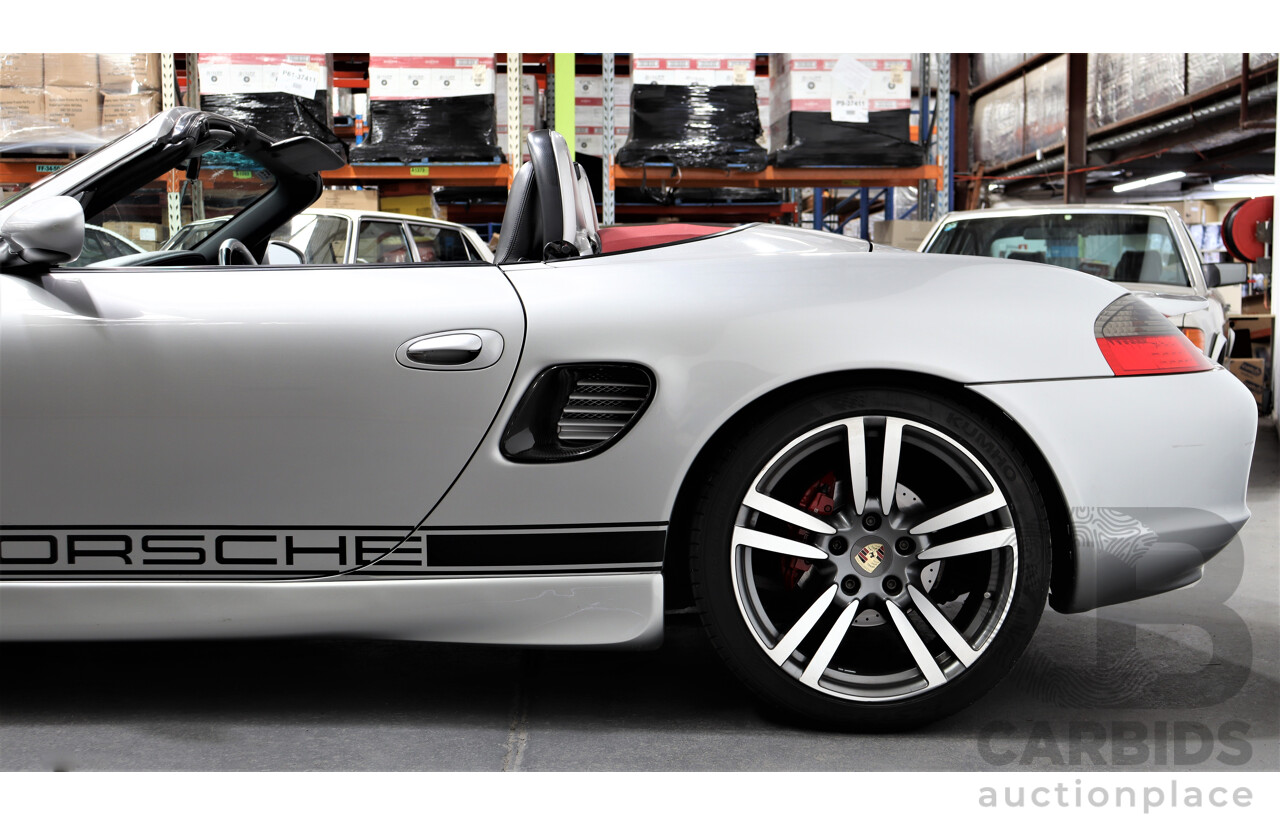 6/2001 Porsche Boxster 986 2d Roadster Arctic Silver 2.7L