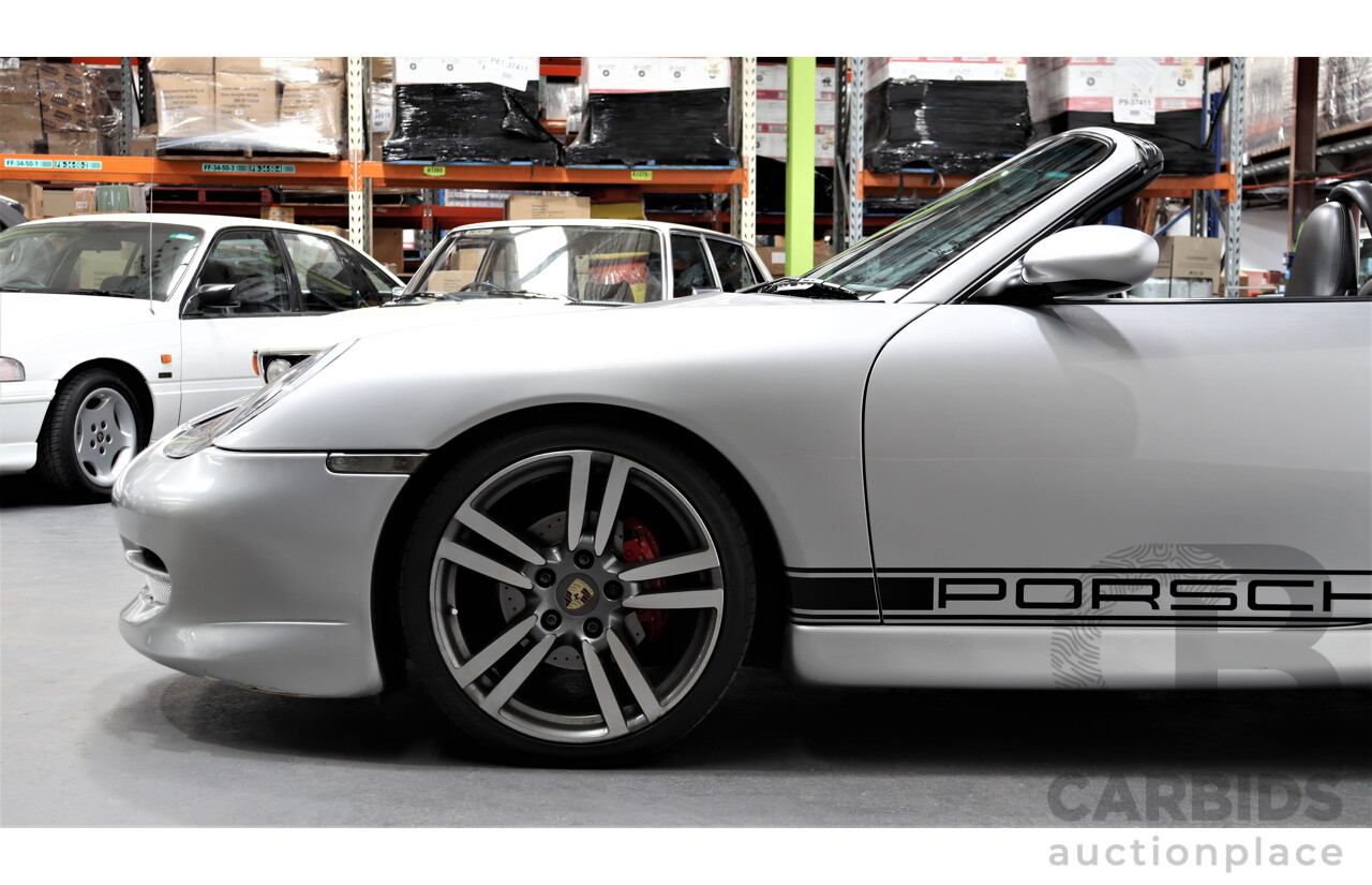 6/2001 Porsche Boxster 986 2d Roadster Arctic Silver 2.7L