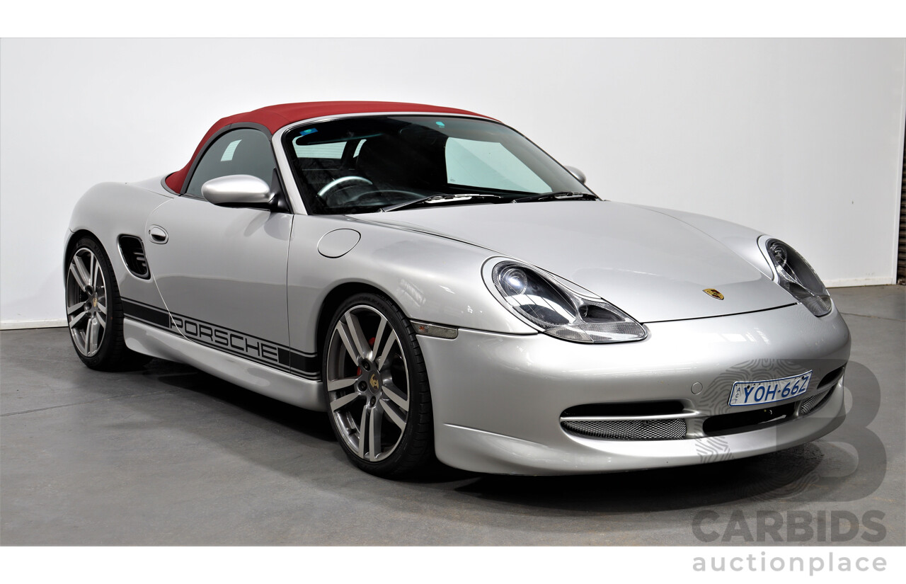 6/2001 Porsche Boxster 986 2d Roadster Arctic Silver 2.7L