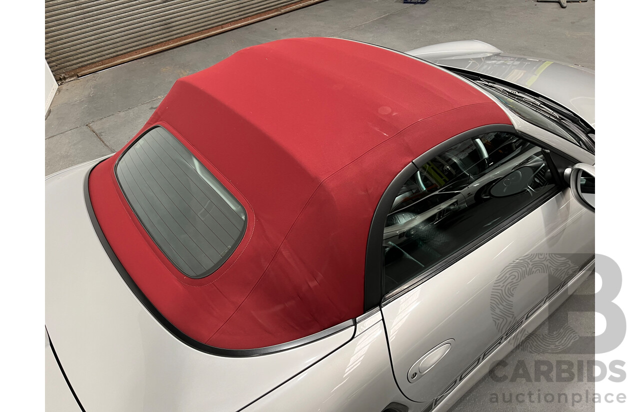 6/2001 Porsche Boxster 986 2d Roadster Arctic Silver 2.7L