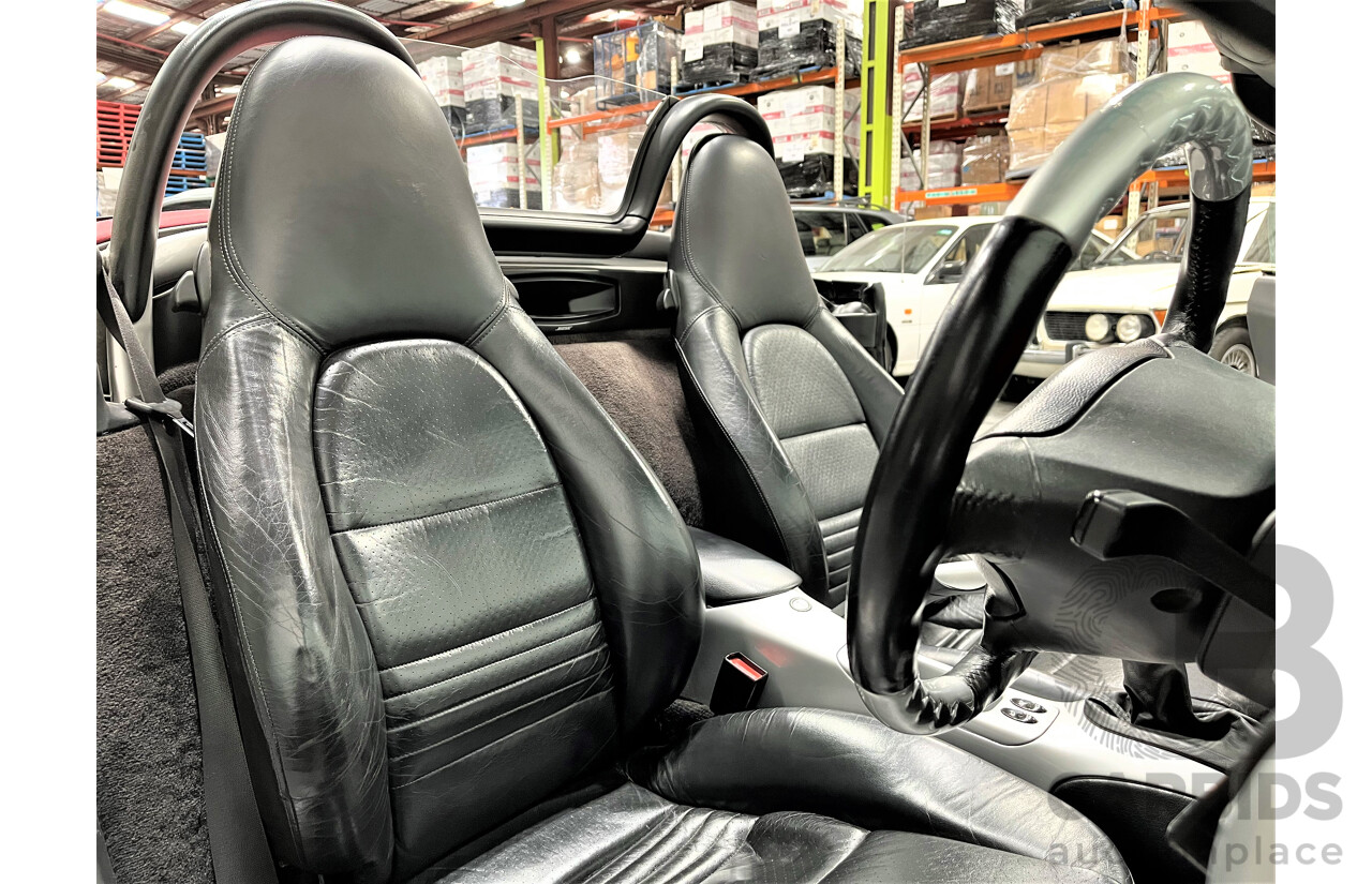 6/2001 Porsche Boxster 986 2d Roadster Arctic Silver 2.7L