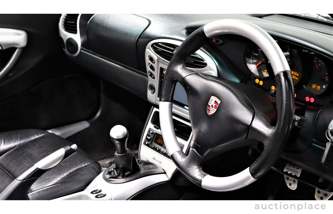 6/2001 Porsche Boxster 986 2d Roadster Arctic Silver 2.7L