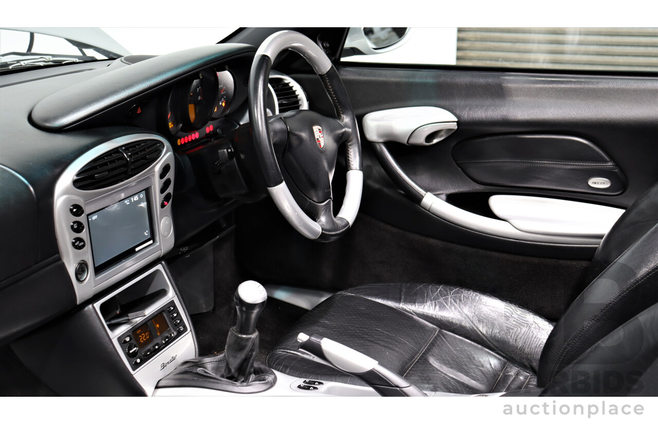 6/2001 Porsche Boxster 986 2d Roadster Arctic Silver 2.7L