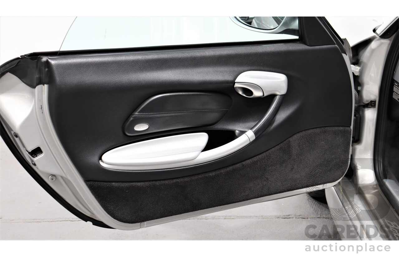 6/2001 Porsche Boxster 986 2d Roadster Arctic Silver 2.7L