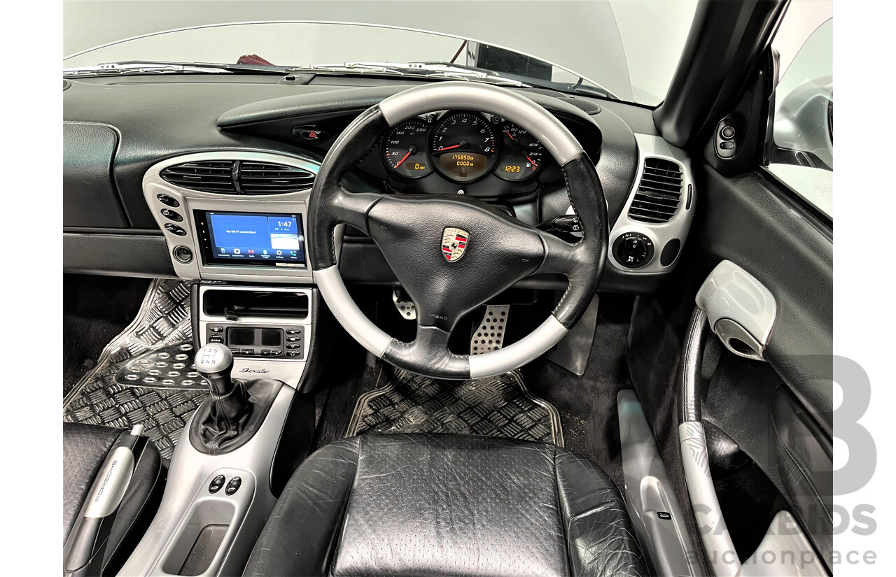 6/2001 Porsche Boxster 986 2d Roadster Arctic Silver 2.7L