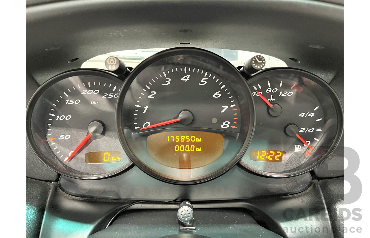 6/2001 Porsche Boxster 986 2d Roadster Arctic Silver 2.7L