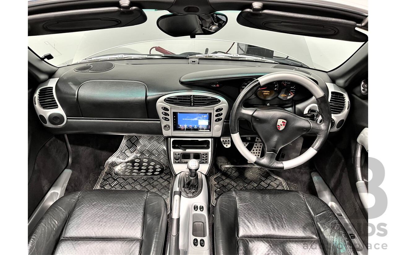 6/2001 Porsche Boxster 986 2d Roadster Arctic Silver 2.7L