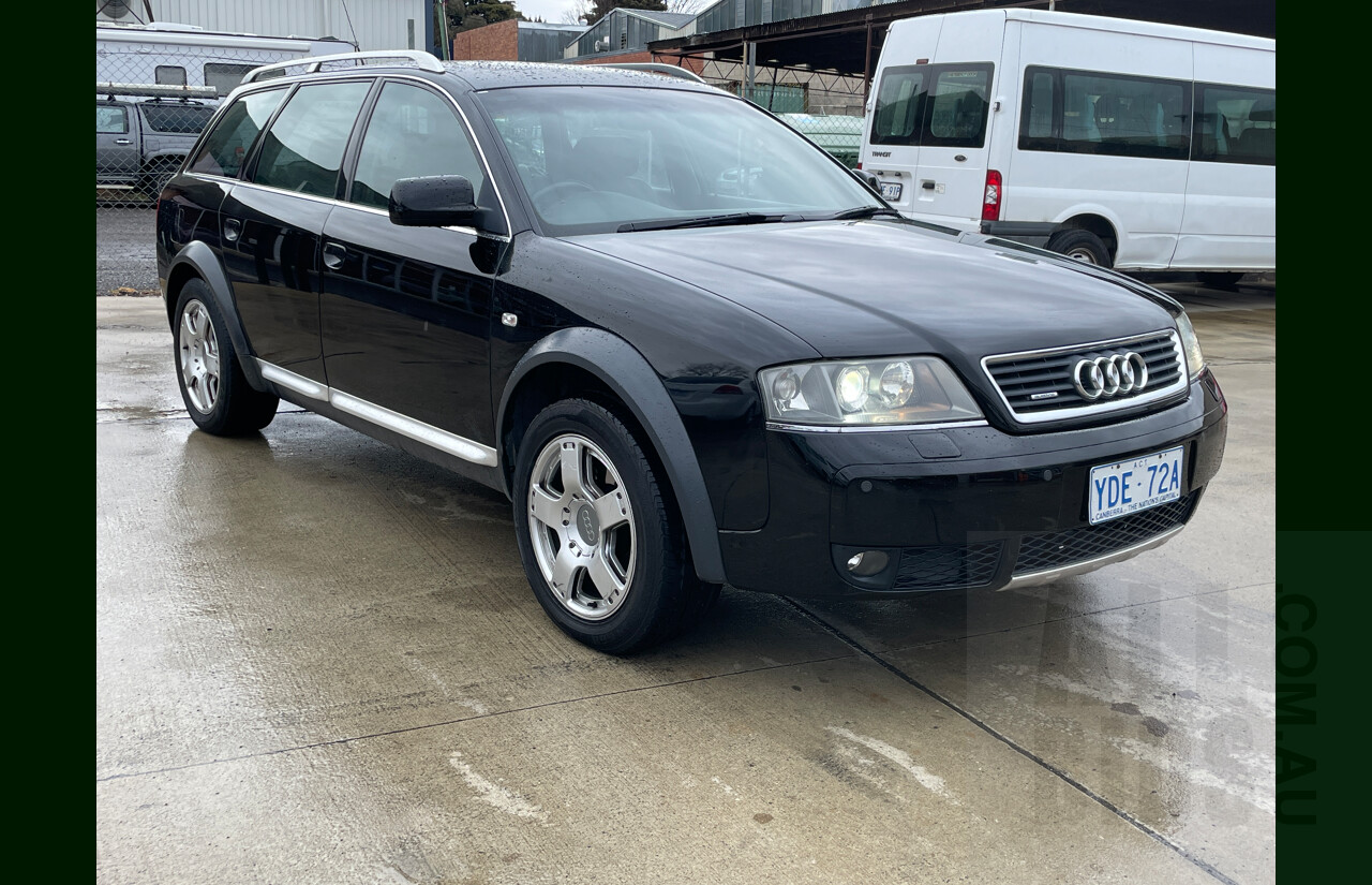9/2002 Audi Allroad Quattro  C5 4d Wagon Black 2.7L