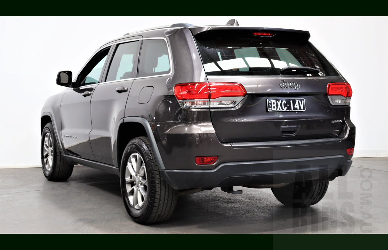 4/2014 Jeep Grand Cherokee Laredo (4x2) WK MY14 4d Wagon Grey 3.6L