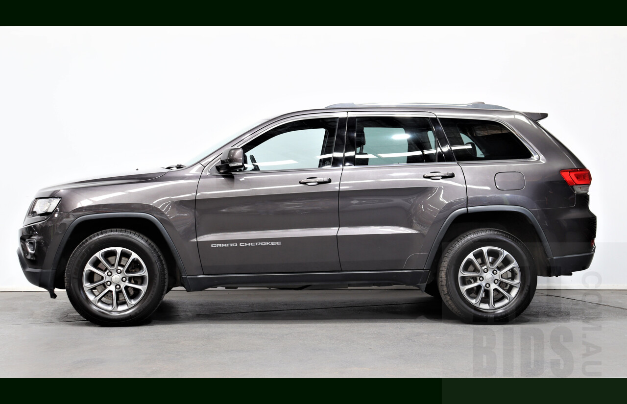 4/2014 Jeep Grand Cherokee Laredo (4x2) WK MY14 4d Wagon Grey 3.6L