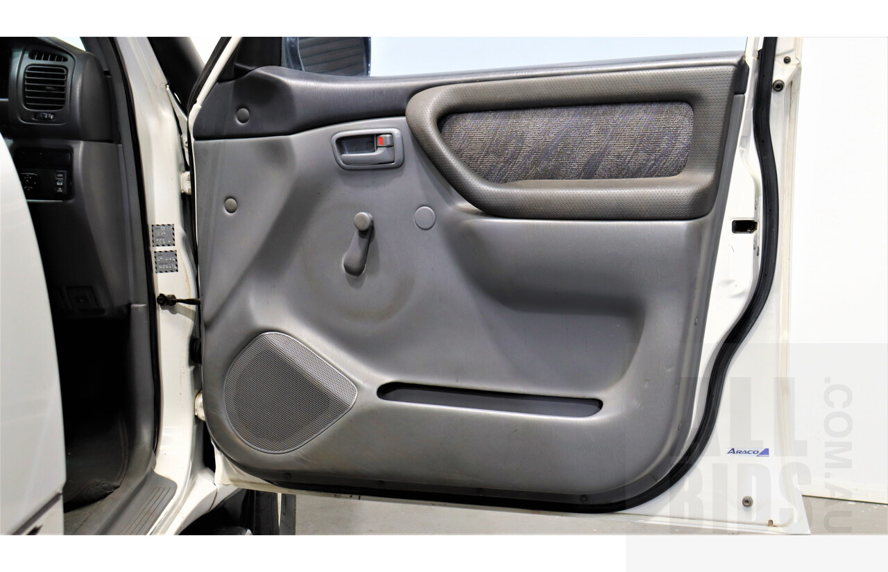 11/1999 Toyota Landcruiser (4x4) HZJ105R 4d Wagon White 4.2L Diesel