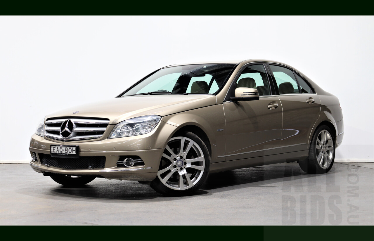 2/2011 Mercedes-Benz C220 CDI Avantgarde W204 MY10 4d Sedan Gold 2.1L Turbo Diesel