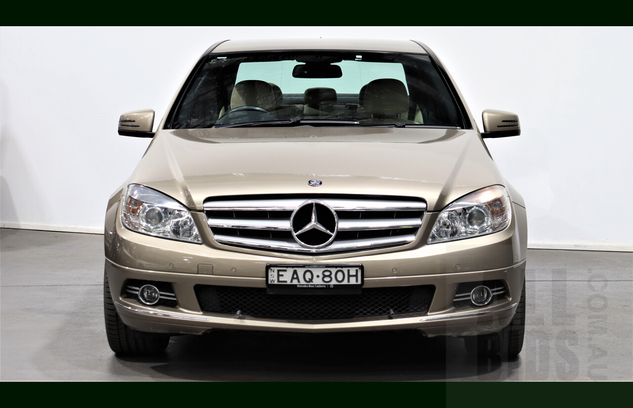 2/2011 Mercedes-Benz C220 CDI Avantgarde W204 MY10 4d Sedan Gold 2.1L Turbo Diesel