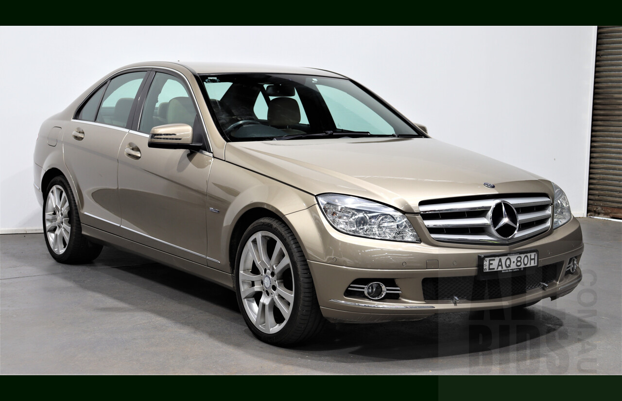 2/2011 Mercedes-Benz C220 CDI Avantgarde W204 MY10 4d Sedan Gold 2.1L Turbo Diesel