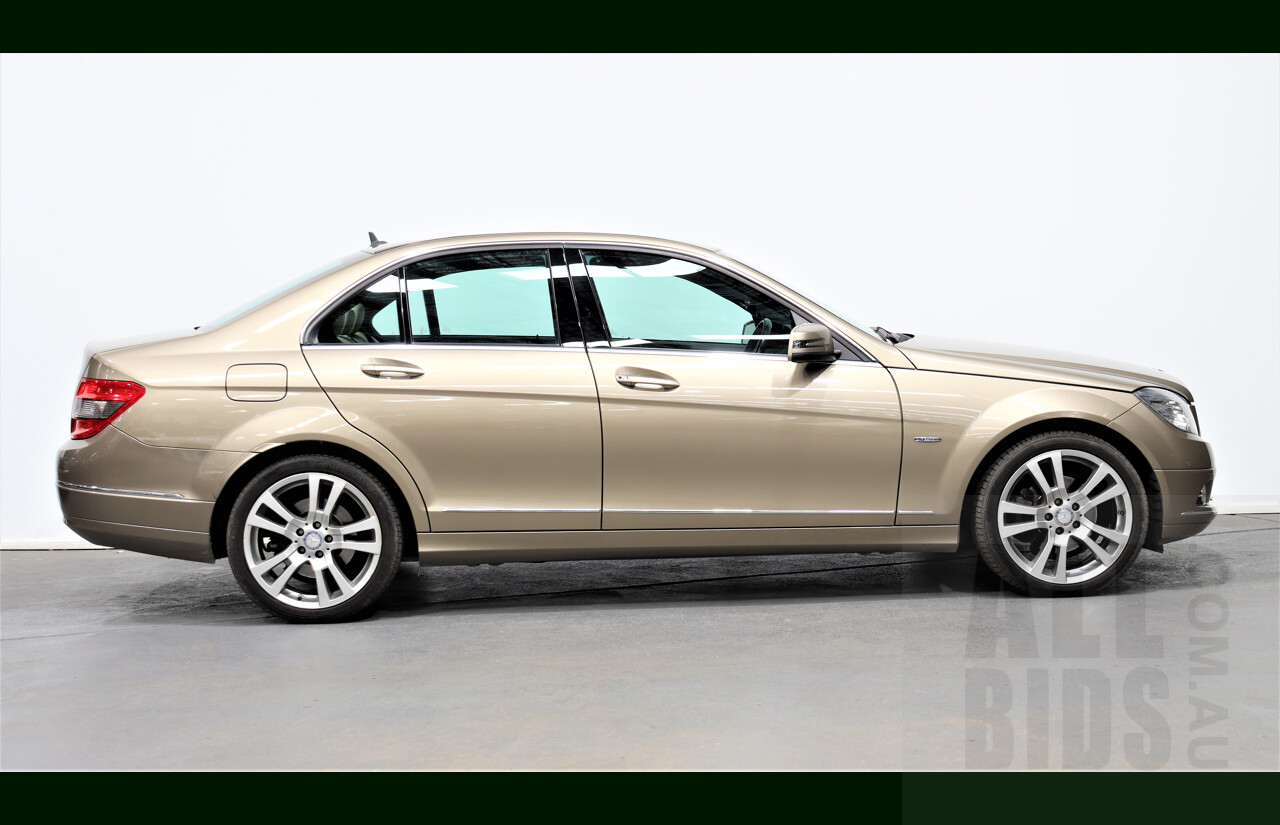 2/2011 Mercedes-Benz C220 CDI Avantgarde W204 MY10 4d Sedan Gold 2.1L Turbo Diesel
