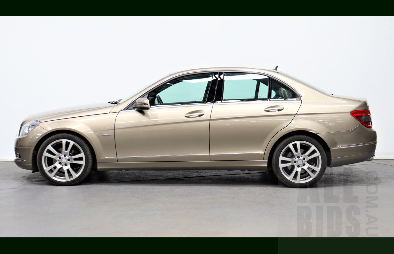 2/2011 Mercedes-Benz C220 CDI Avantgarde W204 MY10 4d Sedan Gold 2.1L Turbo Diesel