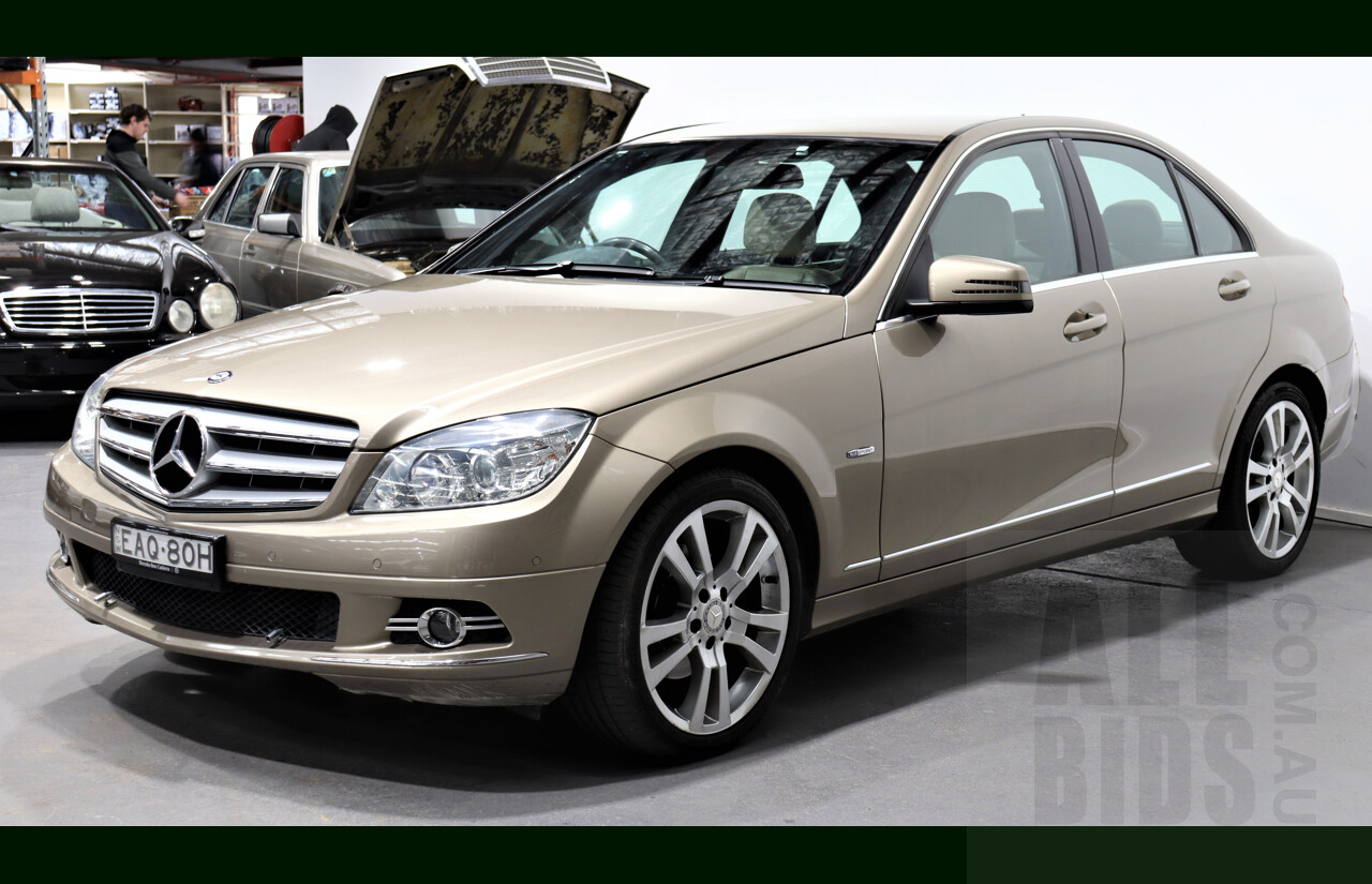 2/2011 Mercedes-Benz C220 CDI Avantgarde W204 MY10 4d Sedan Gold 2.1L Turbo Diesel