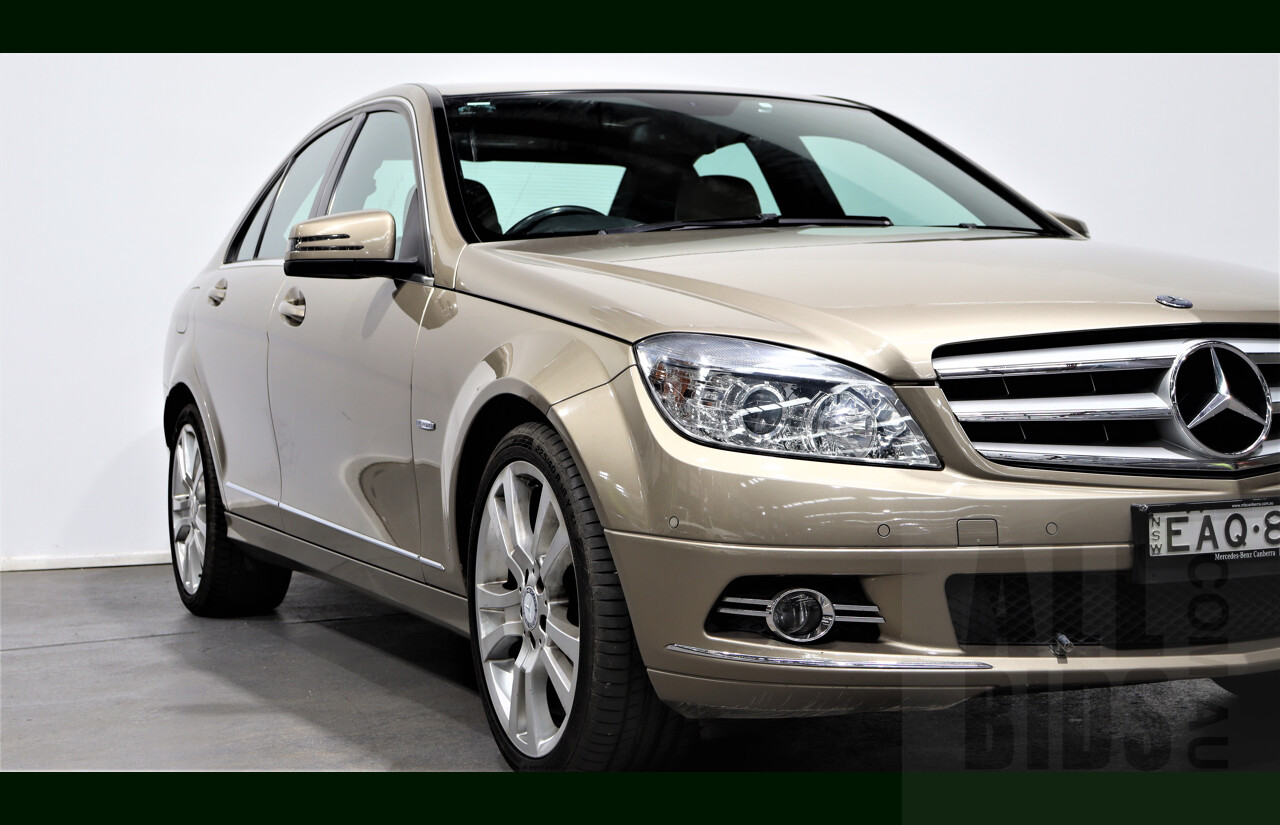 2/2011 Mercedes-Benz C220 CDI Avantgarde W204 MY10 4d Sedan Gold 2.1L Turbo Diesel