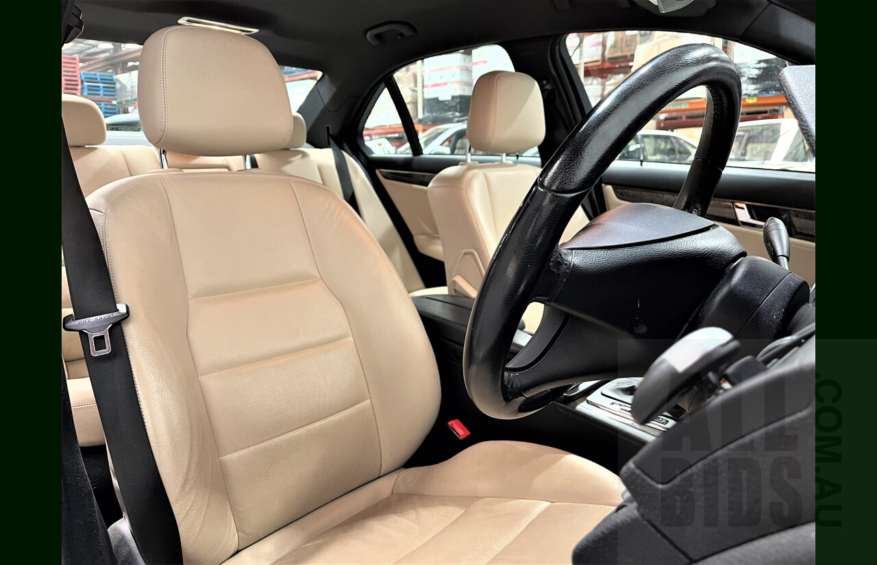 2/2011 Mercedes-Benz C220 CDI Avantgarde W204 MY10 4d Sedan Gold 2.1L Turbo Diesel
