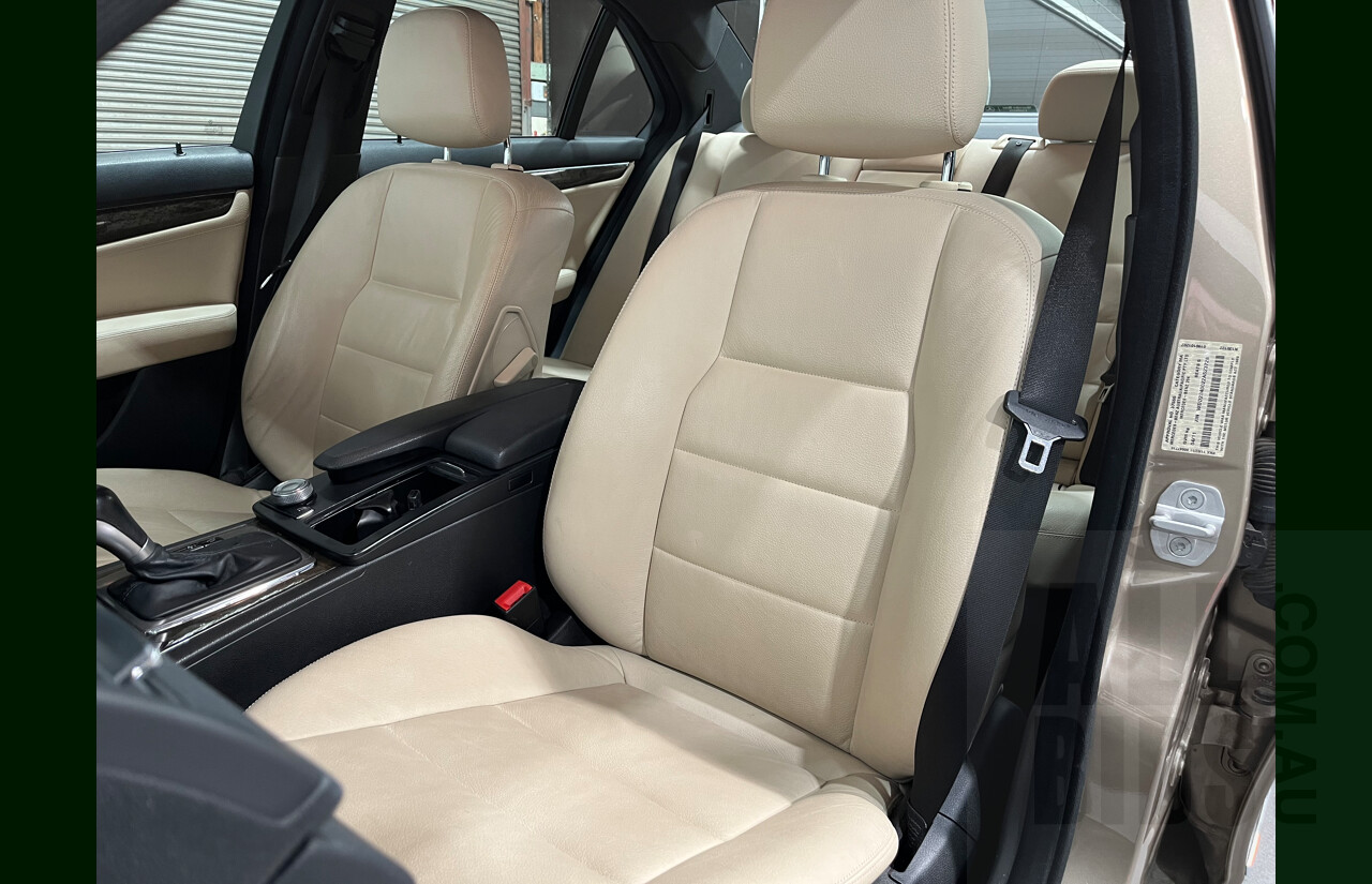 2/2011 Mercedes-Benz C220 CDI Avantgarde W204 MY10 4d Sedan Gold 2.1L Turbo Diesel