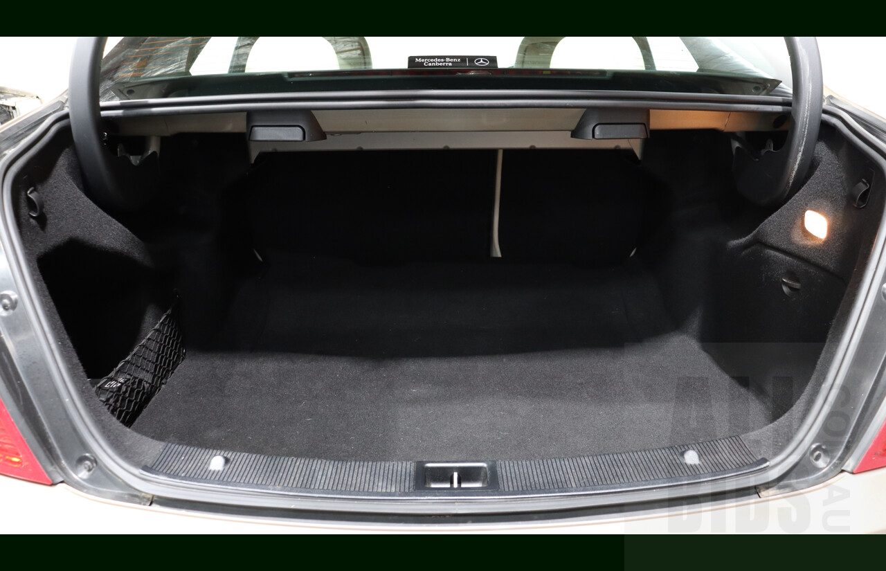 2/2011 Mercedes-Benz C220 CDI Avantgarde W204 MY10 4d Sedan Gold 2.1L Turbo Diesel