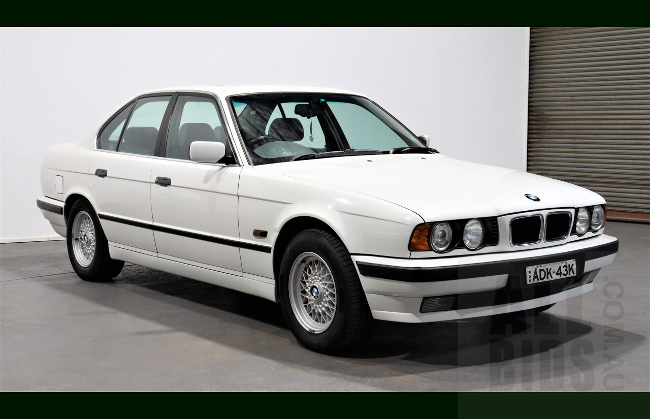 9/1995 BMW 530i E34 4d Sedan White 3.0L V8