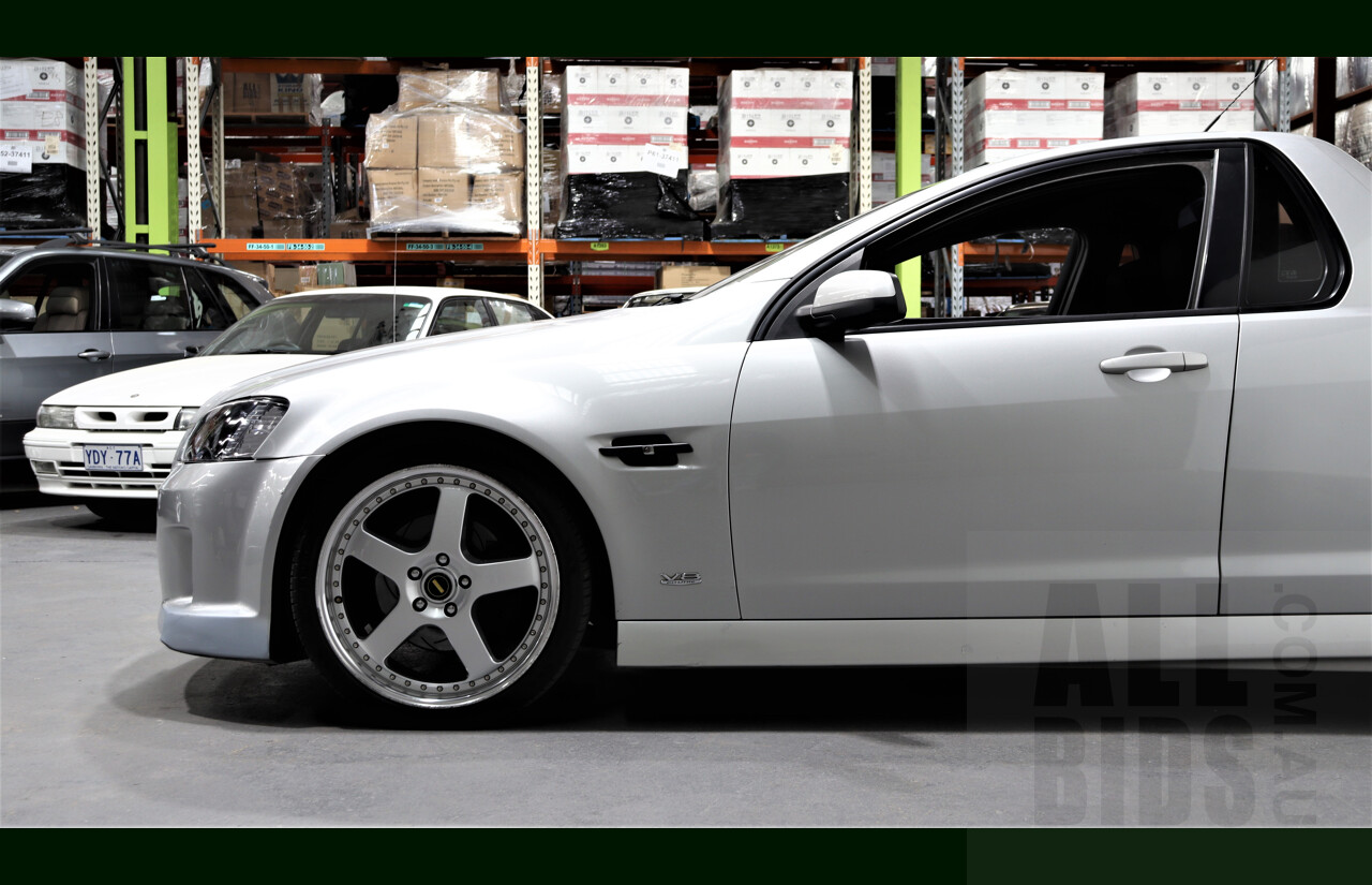 11/2007 Holden Commodore SS VE Utility Silver 6.0L V8