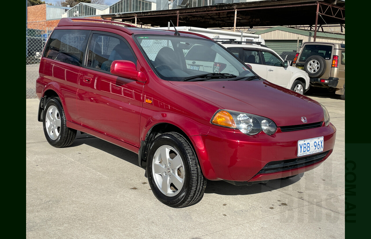 4/2000 Honda Hr-V (4x4) Sport  2d Wagon Red 1.6L