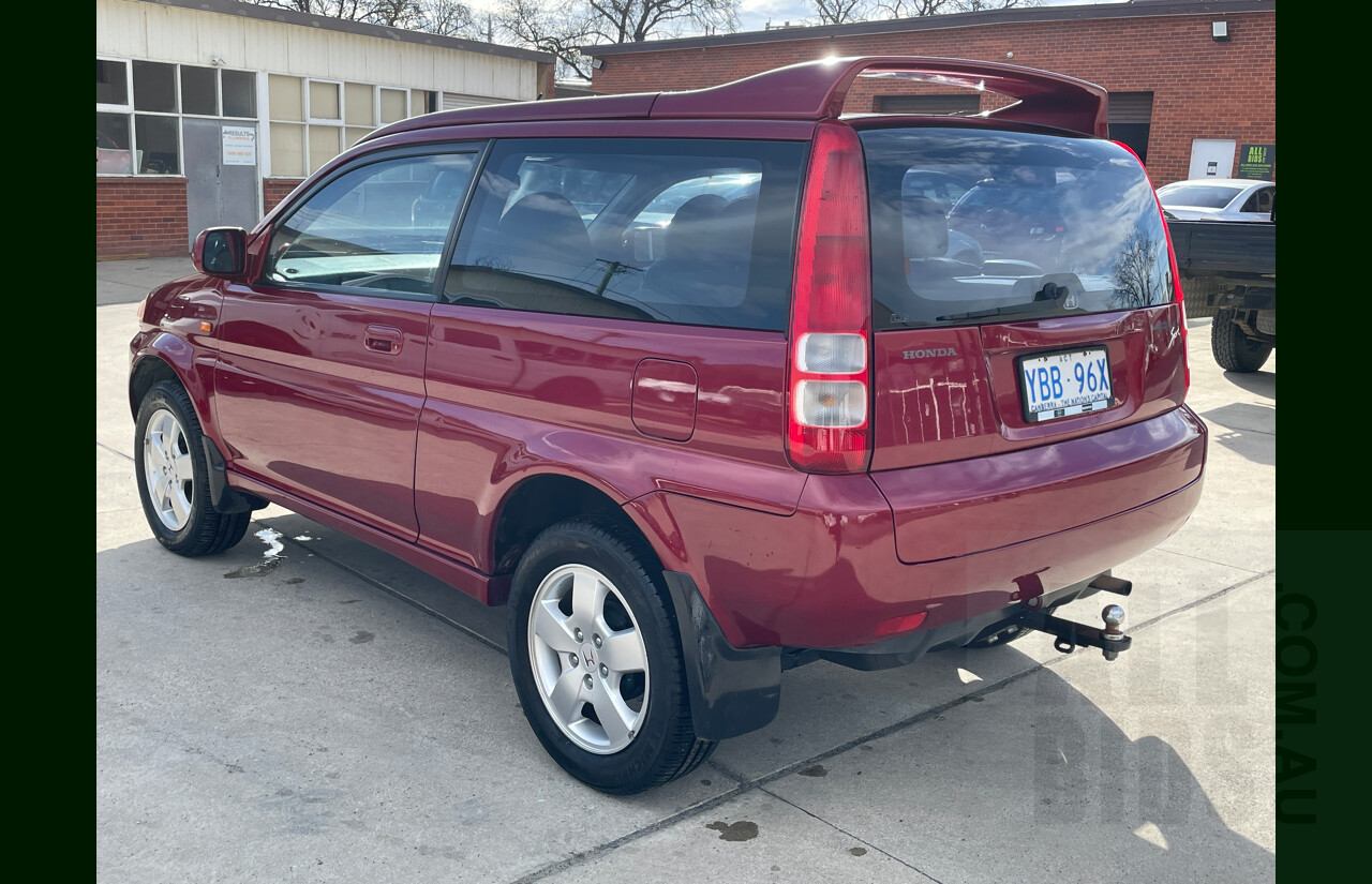 4/2000 Honda Hr-V (4x4) Sport  2d Wagon Red 1.6L