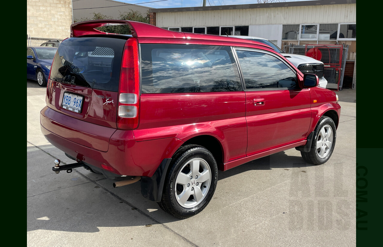 4/2000 Honda Hr-V (4x4) Sport  2d Wagon Red 1.6L