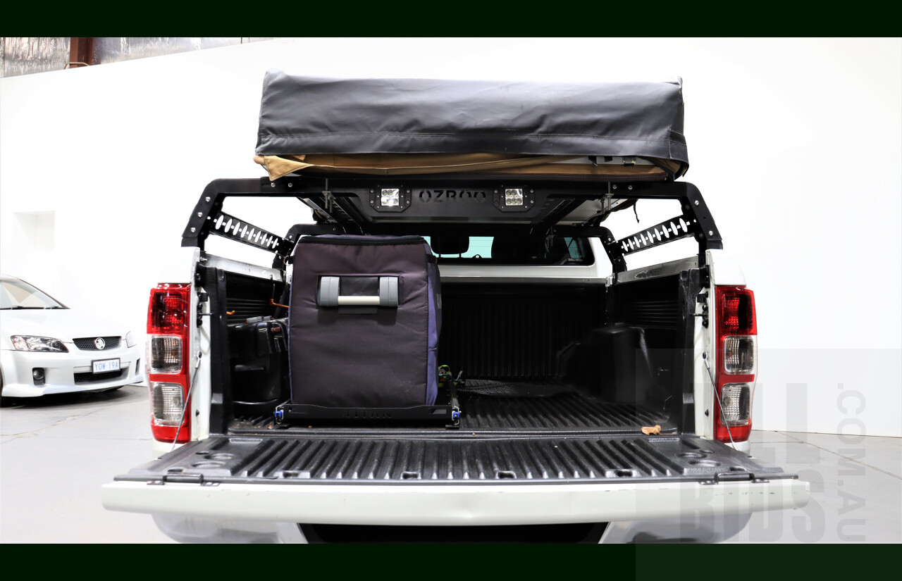 2/2016 Ford Ranger XLT 3.2 (4x4) PX Dual Cab Utility White 3.2L