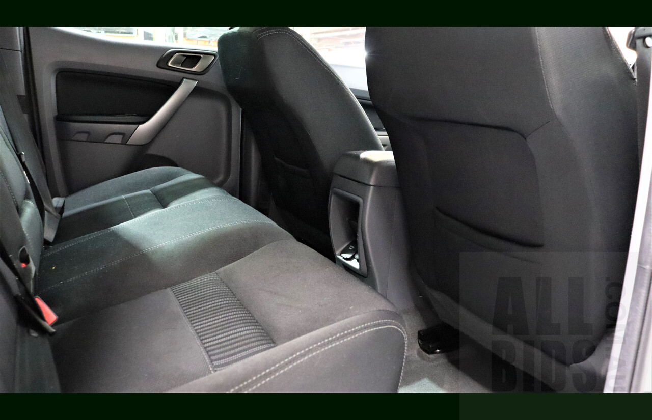 2/2016 Ford Ranger XLT 3.2 (4x4) PX Dual Cab Utility White 3.2L