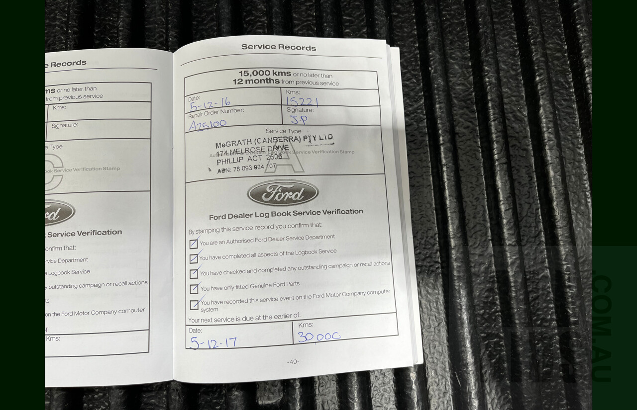 2/2016 Ford Ranger XLT 3.2 (4x4) PX Dual Cab Utility White 3.2L