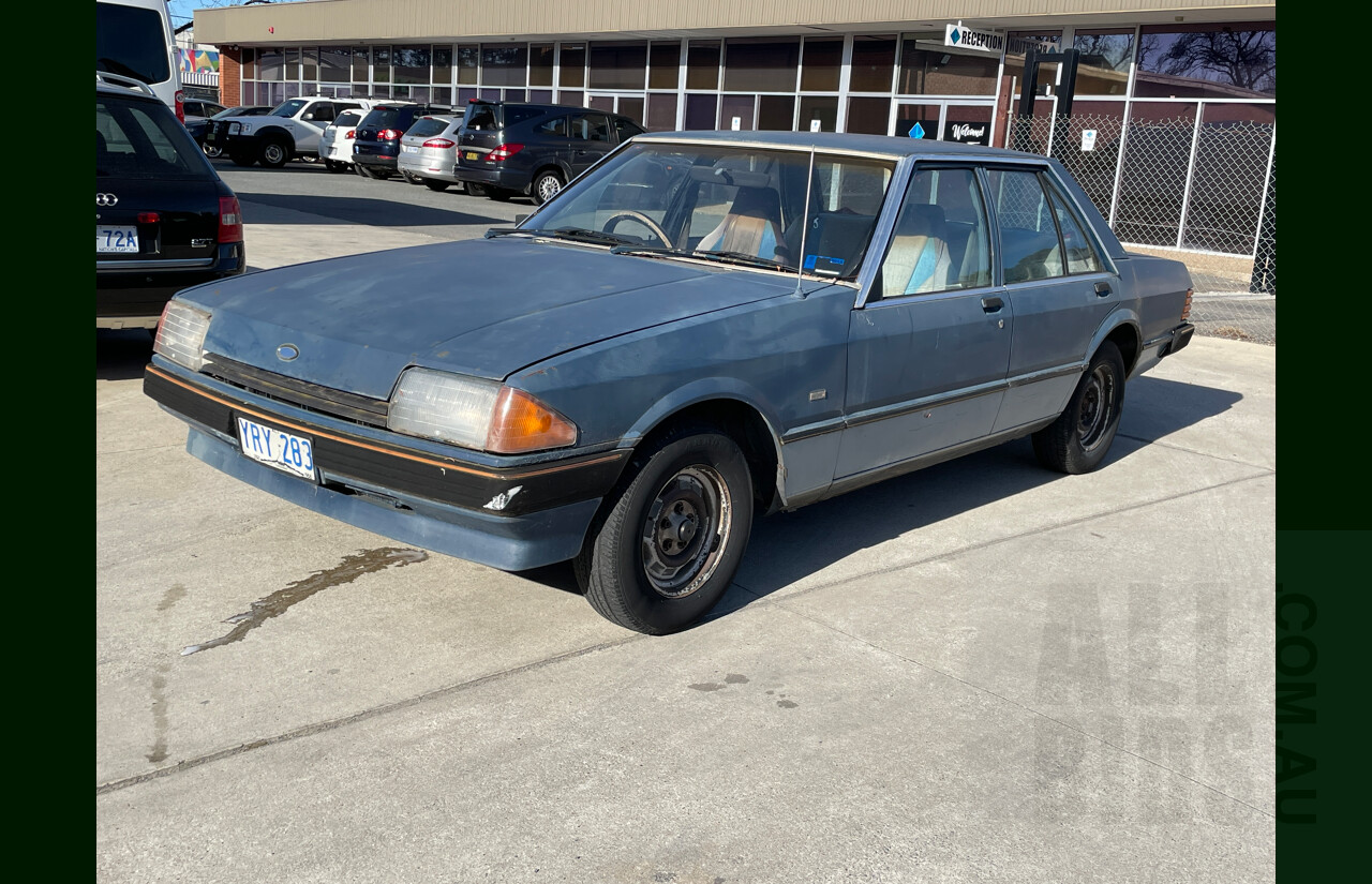 7/1984 Ford Falcon GL XE 4d Sedan Blue 4.1L